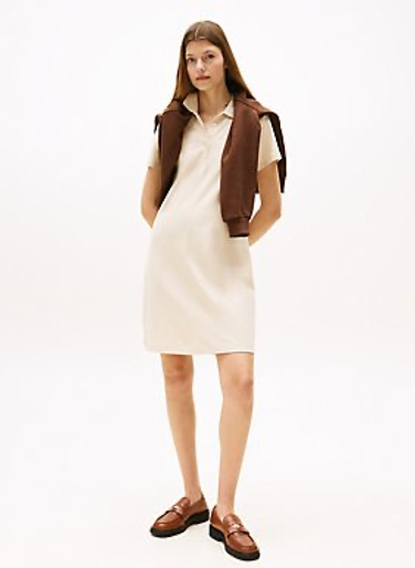 Stretch-Cotton Regular Fit Polo Dress