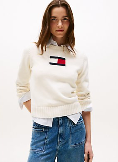 Flag Crewneck Sweater