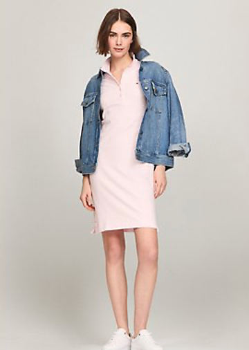 Stretch-Cotton Regular Fit Polo Dress