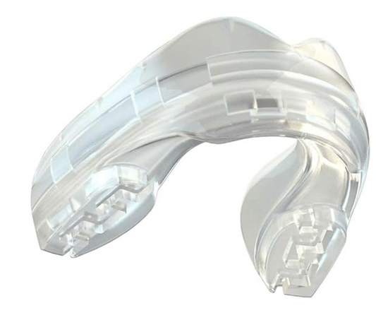 SAFEJAWZ Mouthguard for Braces, Upper & Lower Protection Remoldable Mouth Guard with Case for Boxing